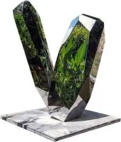 Камни полированная сталь арт-объект (517631) поставка  в Туле