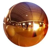 Полый шар из листовой меди (198299) поставка - сфера арт-объект ø 1000 мм. пустотелая  в Туле