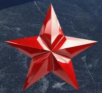 Красная звезда на граните в Туле (518429)