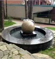 Сфера гранит фонтан 3D шар (518901) ∅ 750 мм. Тула 