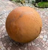 Кортеновский шар — дизайн (518925) ∅ 800 мм. Тула