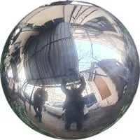 Шар ø 400 мм. полый полированный (517581) сертификат - сфера арт-объект пустотелая  в Туле