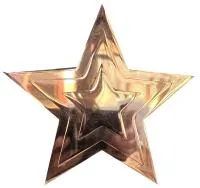 Звезда на памятник ø 150 (518234) монтаж обелиск - стела мм. пустотелая  в Туле
