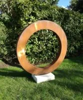 Кортеновская сталь кольцо садовая скульптура (518270) сертификат арт-объект  в Туле