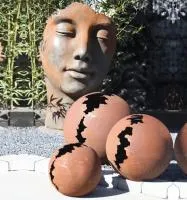 Кортен 3 шара — парк декор (518952) ∅ 950 750 450 мм. Тула 