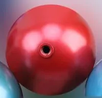 Ёлочный шар красный (518840) ∅ 500 мм. Тула 