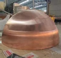 Полусфера медная М1 ∅ 1500 стенка 2 мм. (518731) в Туле