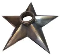 Звезда ø 1100 мм. бронза (197207) поставка комплект горелка ГВД 379 10 89 00 ПС вечный огонь пустотелая  в Туле