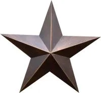 Звезда на памятник листовая бронза патина в Туле (518498)