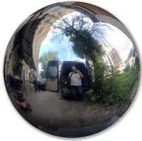 Шар ø 1000 мм. полый полированный (517577) монтаж - сфера арт-объект пустотелая  в Туле