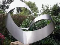Сердце скульптура из нержавеющей стали (518277) поставка арт-объект  в Туле