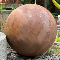 Шар металлический кортен (518919) ∅ 800 мм. Тула