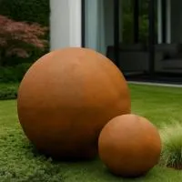 Кортен 2 шара - композиция (518935) ∅ 0,75 и 1,5 м. Тула
