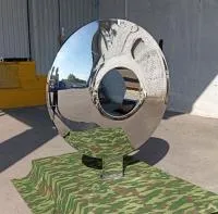 Линза парковый арт объект (519059) ∅ 1500 сталь AISI304 Тула 