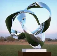 Кольца из нержавеющей стали скульптура (518288) производство арт-объект  в Туле
