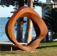 Композиция кольцо кортеновская сталь (518268) сертификат арт-объект  в Туле