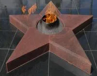 Звезда вечного огня из красного гранита в Туле (518541)
