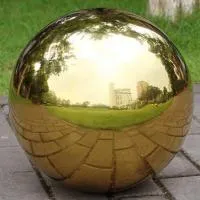 Шар полированный золото (198307) поставка - сфера арт-объект ø 1000 мм. пустотелая  в Туле