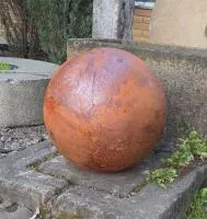 Сфера 3D парк КОРТЕН сталь (518912) ∅ 500 мм. Тула 