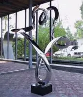 Скульптура кольцо нержавеющая сталь (518290) производство арт-объект  в Туле