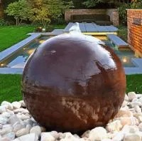 Сфера КОРТЕН - ШАР ФОНТАН 3D (518902) ∅ 850 мм. Тула 