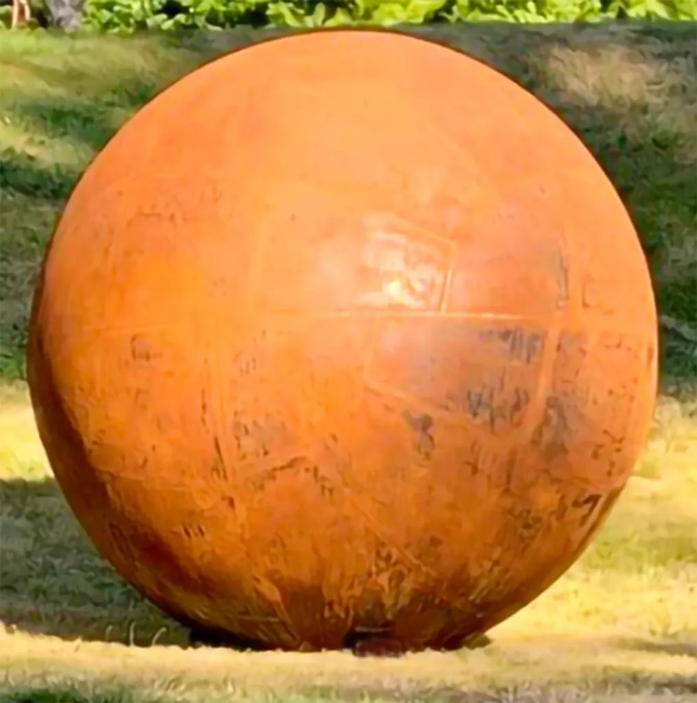 Полая сфера кортеновская сталь Тула